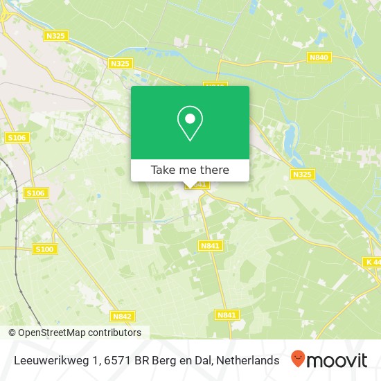 Leeuwerikweg 1, 6571 BR Berg en Dal Karte