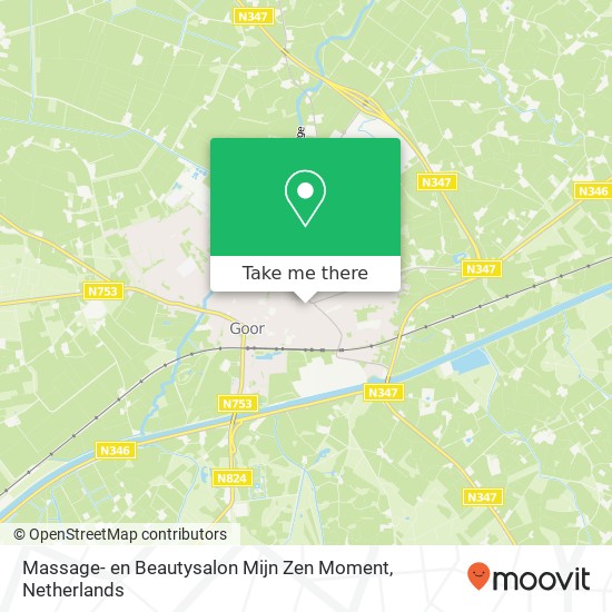 Massage- en Beautysalon Mijn Zen Moment map