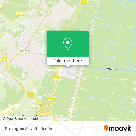 Struisgras 5 map