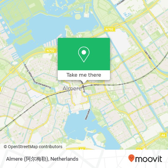 Almere (阿尔梅勒) map