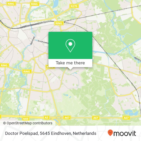 Doctor Poelspad, 5645 Eindhoven map