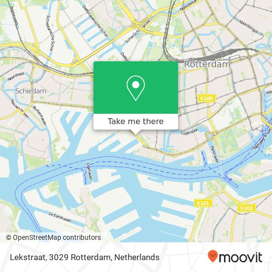 Lekstraat, 3029 Rotterdam map