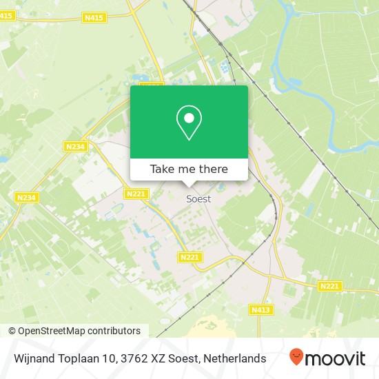 Wijnand Toplaan 10, 3762 XZ Soest map