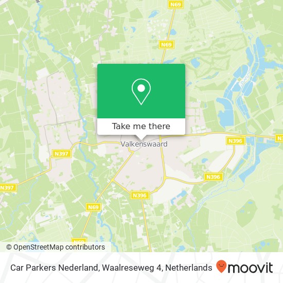 Car Parkers Nederland, Waalreseweg 4 Karte