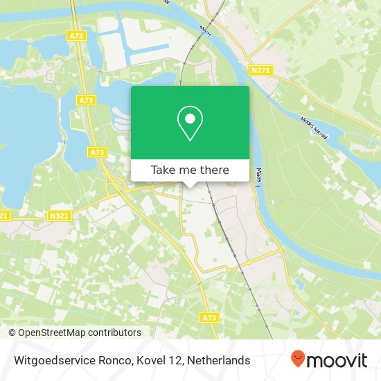 Witgoedservice Ronco, Kovel 12 map