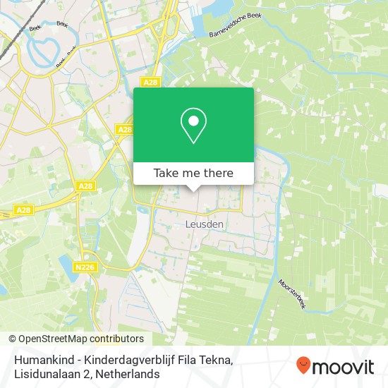 Humankind - Kinderdagverblijf Fila Tekna, Lisidunalaan 2 map