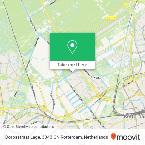 Dorpsstraat Lage, 3043 CN Rotterdam map