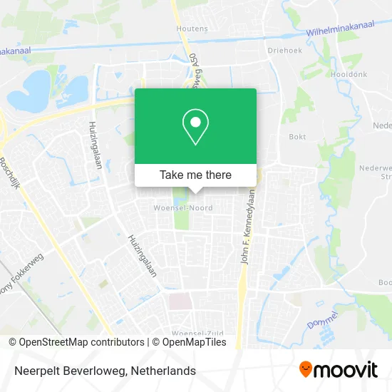 Neerpelt Beverloweg map