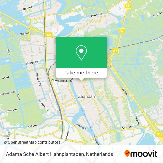 Adama Sche Albert Hahnplantsoen map