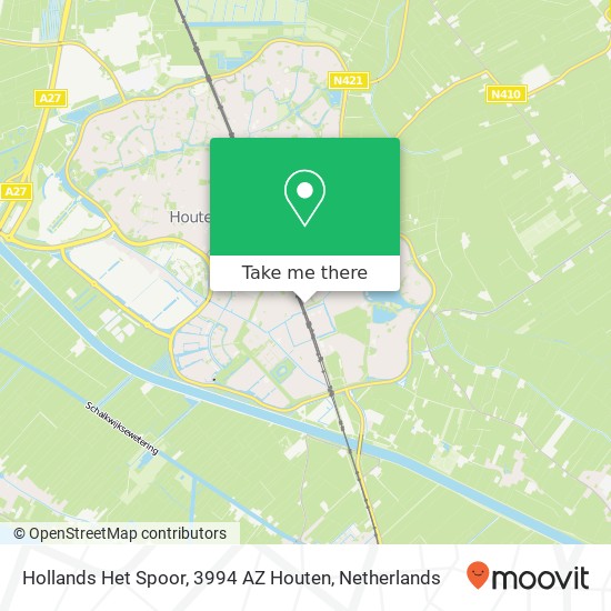 Hollands Het Spoor, 3994 AZ Houten map