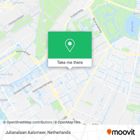 Julianalaan Aalsmeer map