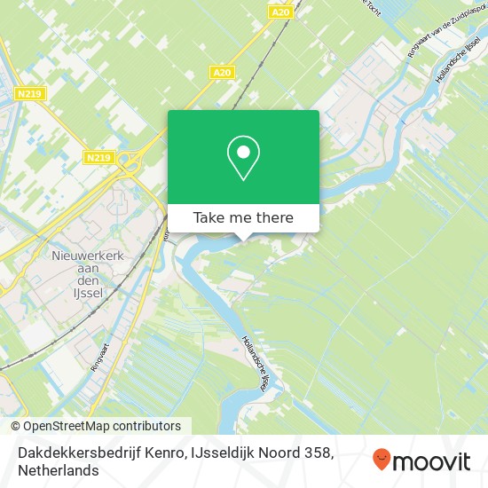 Dakdekkersbedrijf Kenro, IJsseldijk Noord 358 map
