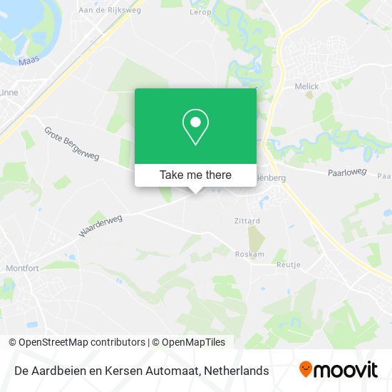 De Aardbeien en Kersen Automaat map