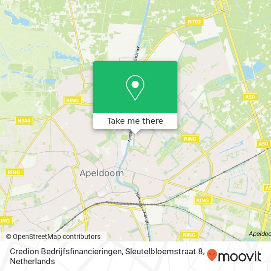 Credion Bedrijfsfinancieringen, Sleutelbloemstraat 8 map