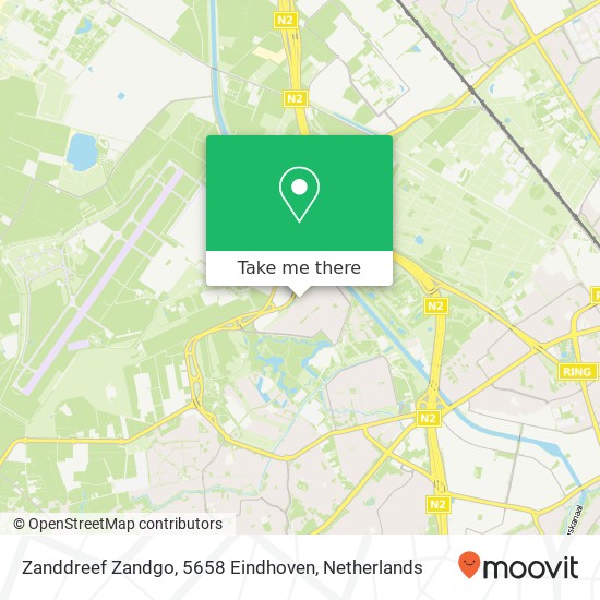 Zanddreef Zandgo, 5658 Eindhoven Karte