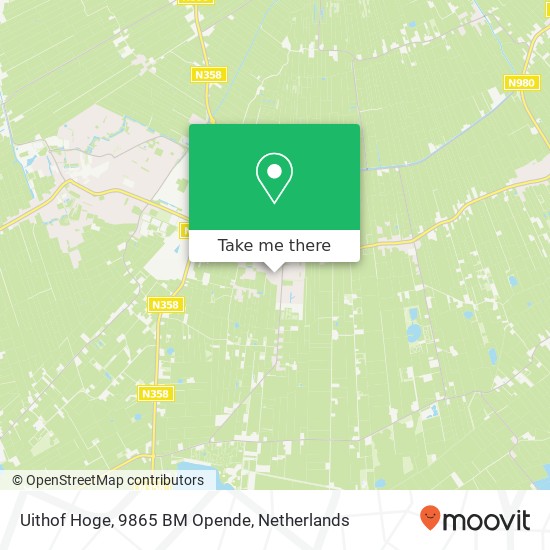 Uithof Hoge, 9865 BM Opende map