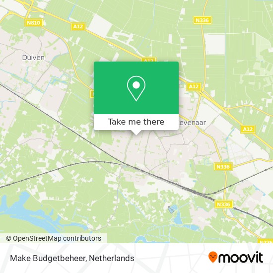 Make Budgetbeheer map