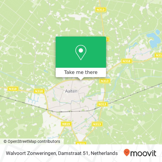 Walvoort Zonweringen, Damstraat 51 map