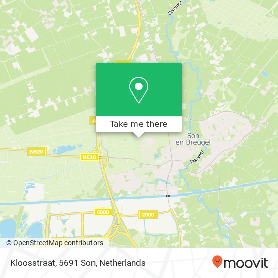 Kloosstraat, 5691 Son map