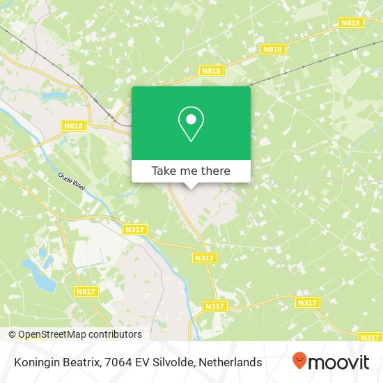 Koningin Beatrix, 7064 EV Silvolde map