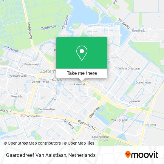 Gaardedreef Van Aalstlaan map