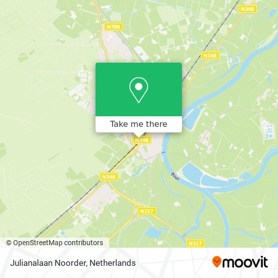 Julianalaan Noorder map