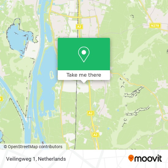 Veilingweg 1 map