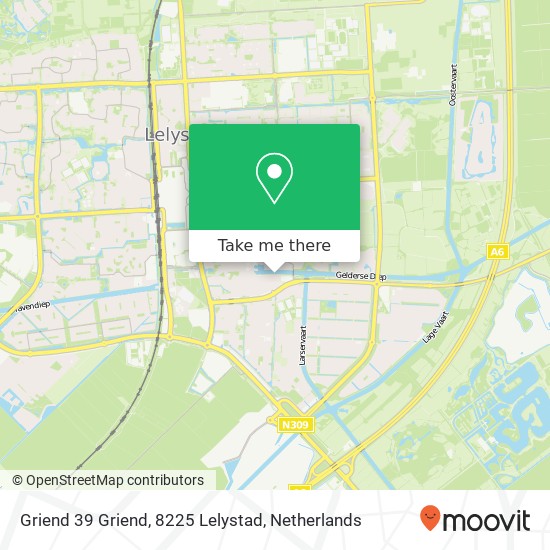 Griend 39 Griend, 8225 Lelystad map