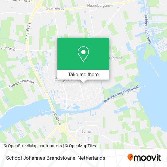 School Johannes Brandsloane map