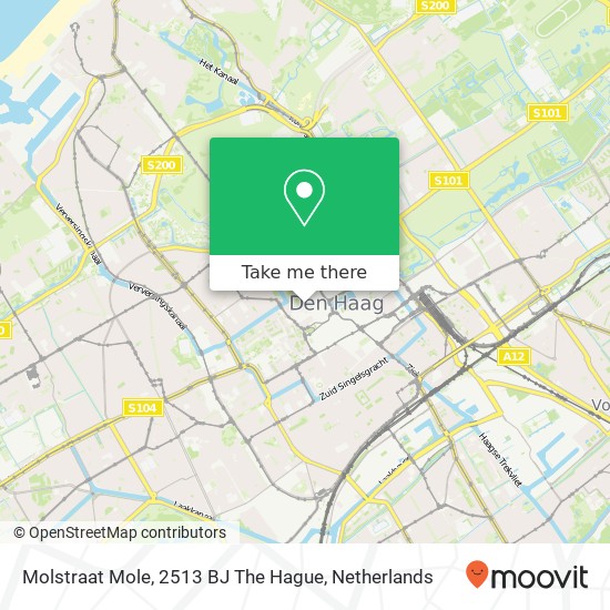 Molstraat Mole, 2513 BJ The Hague map