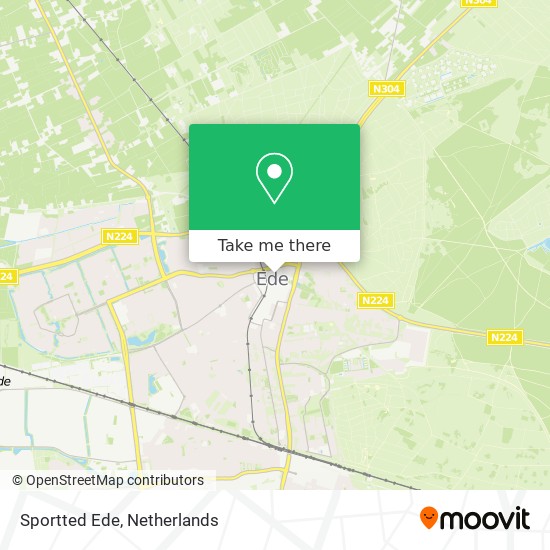 Sportted Ede map