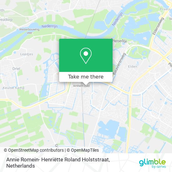 Annie Romein- Henriëtte Roland Holststraat Karte