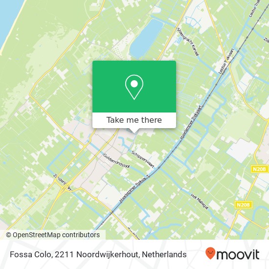 Fossa Colo, 2211 Noordwijkerhout map