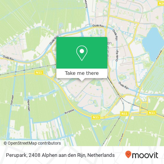 Perupark, 2408 Alphen aan den Rijn map