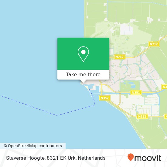 Staverse Hoogte, 8321 EK Urk map