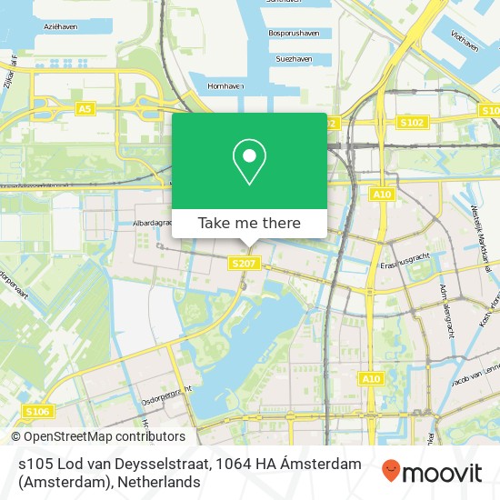 s105 Lod van Deysselstraat, 1064 HA Ámsterdam (Amsterdam) map