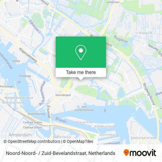 Noord-Noord- / Zuid-Bevelandstraat Karte