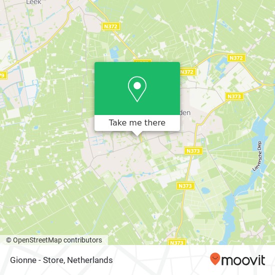 Gionne - Store map