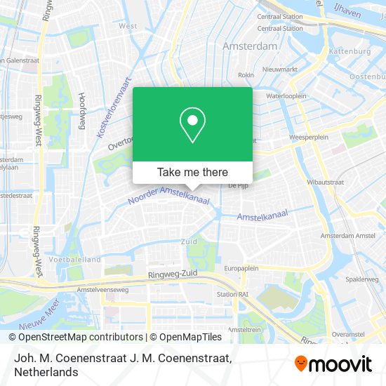 Joh. M. Coenenstraat J. M. Coenenstraat map