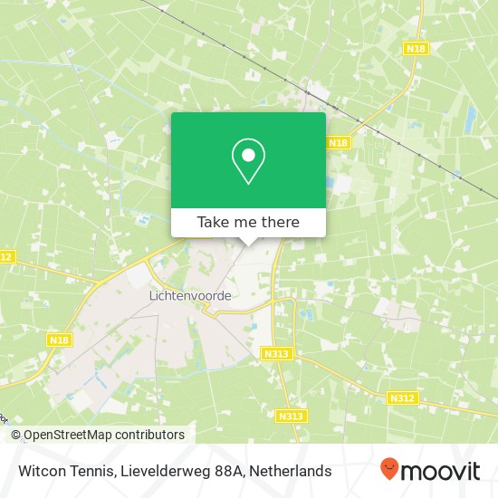 Witcon Tennis, Lievelderweg 88A Karte