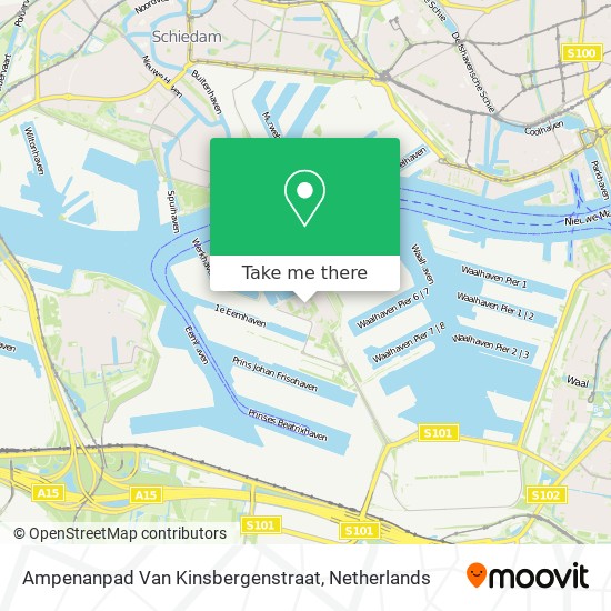 Ampenanpad Van Kinsbergenstraat Karte