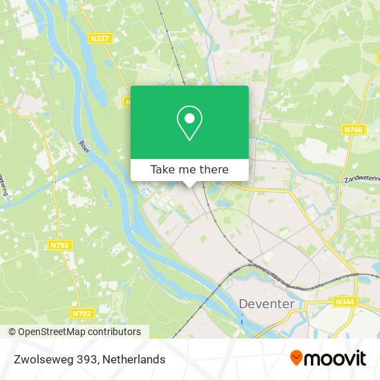 Zwolseweg 393 map