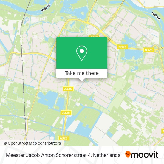 Meester Jacob Anton Schorerstraat 4 Karte