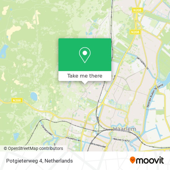 Potgieterweg 4 map