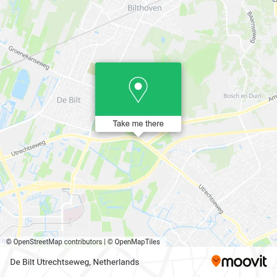 De Bilt Utrechtseweg map