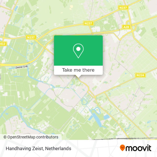 Handhaving Zeist map