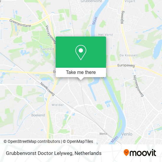 Grubbenvorst Doctor Lelyweg map