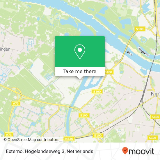 Externo, Hogelandseweg 3 Karte