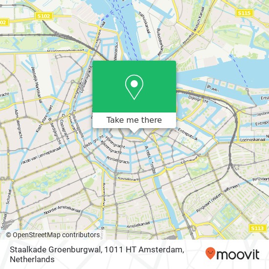 Staalkade Groenburgwal, 1011 HT Amsterdam map