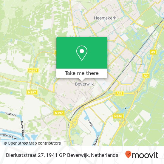 Dierluststraat 27, 1941 GP Beverwijk map